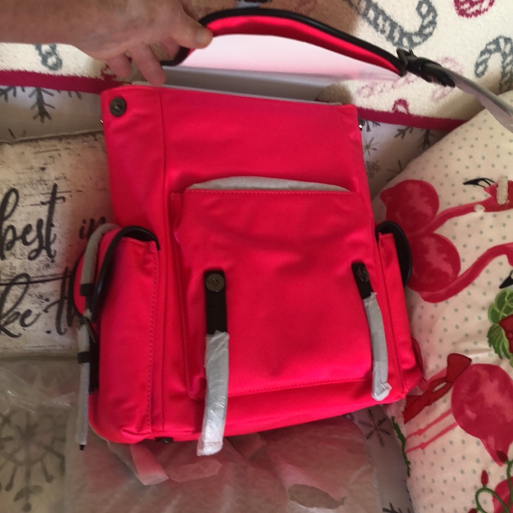 MK backpack new Rarest neon pink